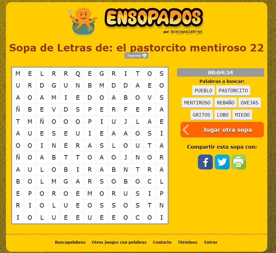 el pastorcito mentiroso